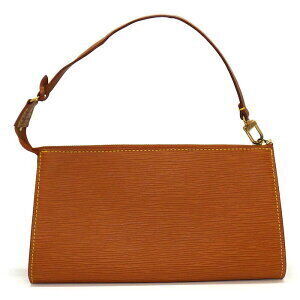 Louis Vuitton Brown Accessoires Epi Pochette Handbag Cowhide